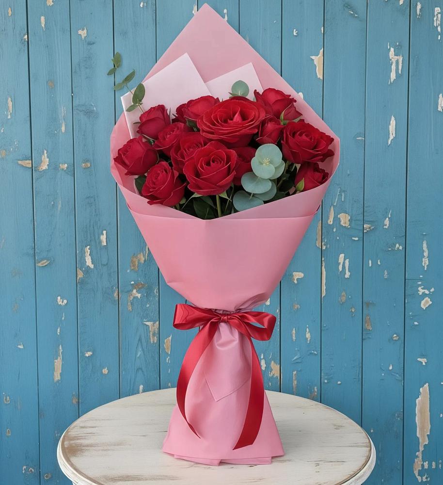 Букет цветов из: Розы в Новоселье Ленинградская область