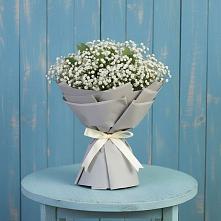 Букет цветов из:  Гипсофила в Новоселье Ленинградская область