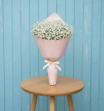 Букет цветов из:  Гипсофила в Новоселье Ленинградская область