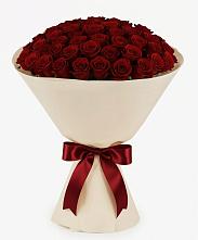 Букет 101 Бордовая роза Блэк Бакарра в Новоселье Ленинградская область