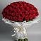 Букет 101 Красная роза Блэк Мэджик в Новоселье Ленинградская область
