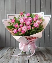 Букет Розовый кустик #REPLACE_PRED# Новоселье Ленинградская область