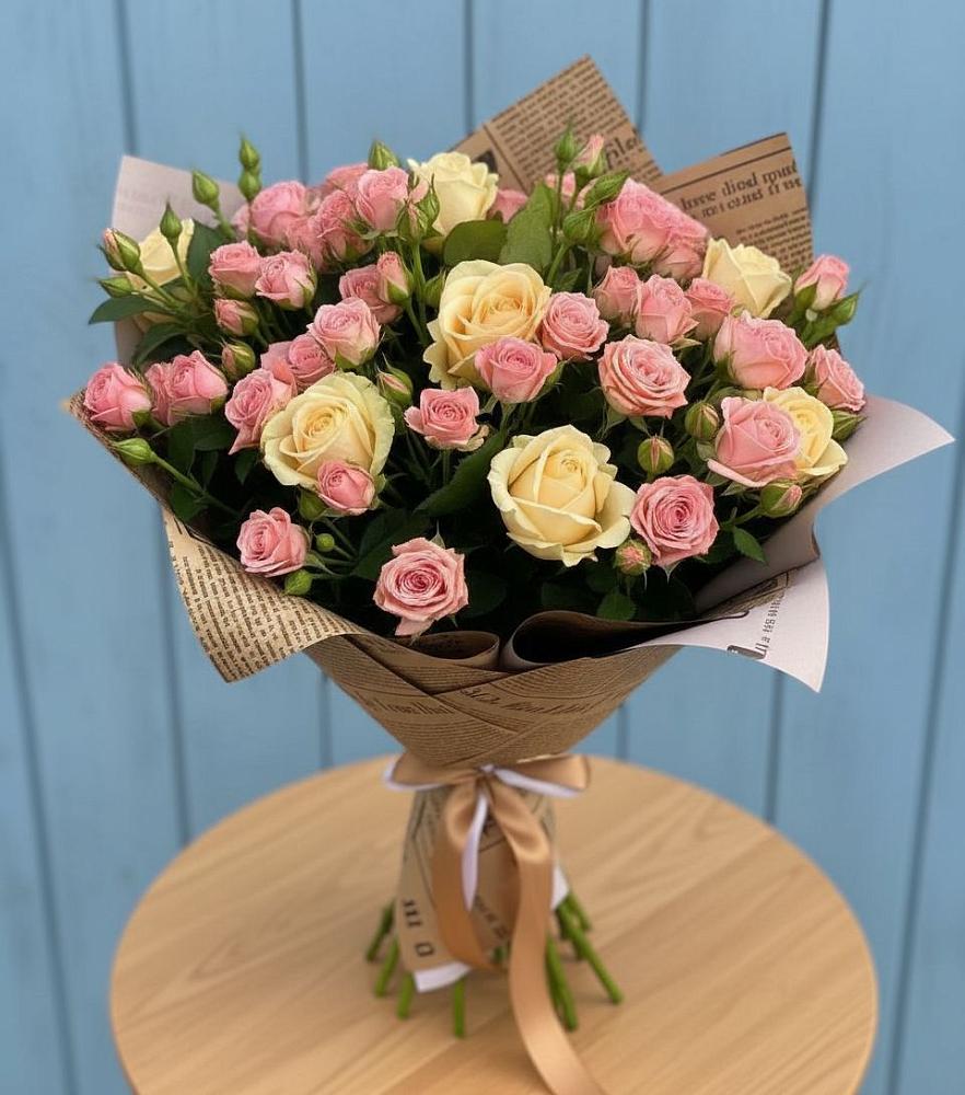 Букет цветов из: Розы в Новоселье Ленинградская область