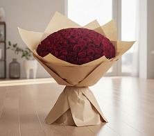 Букет 101 Красная роза в Новоселье Ленинградская область
