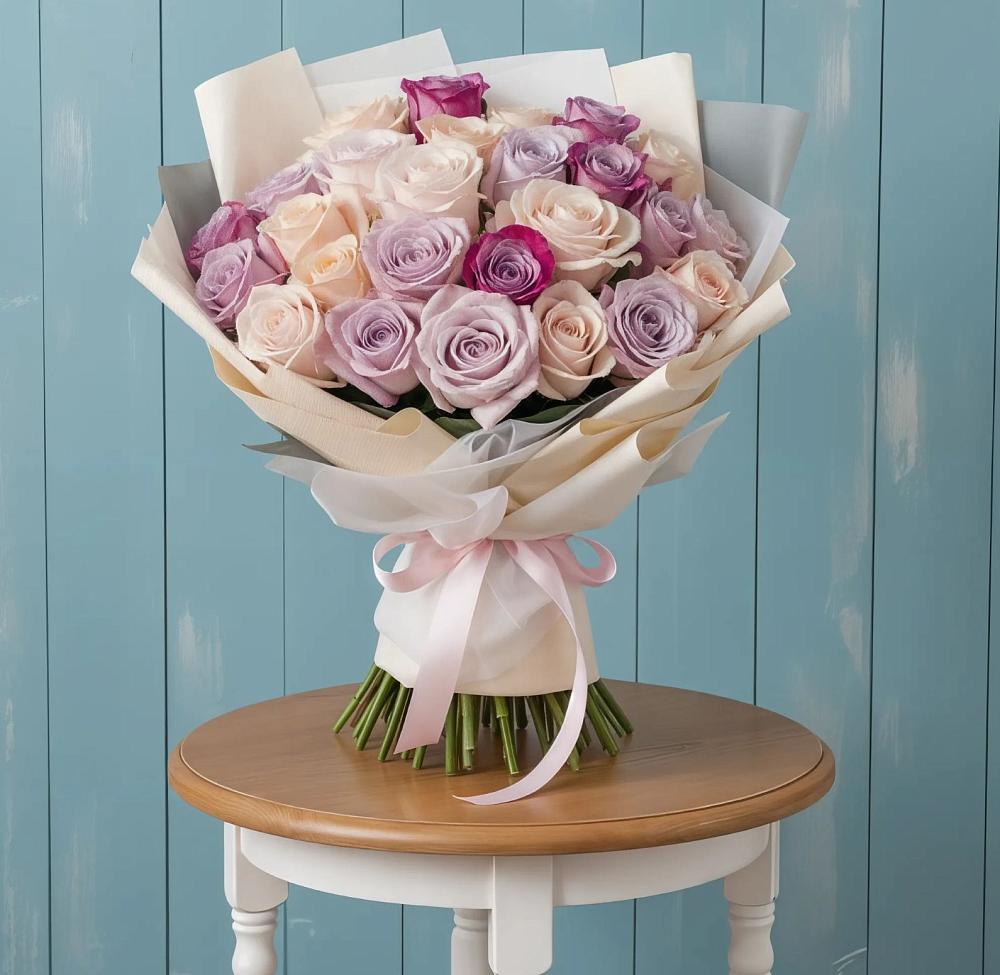 Букет цветов из: Розы в Новоселье Ленинградская область