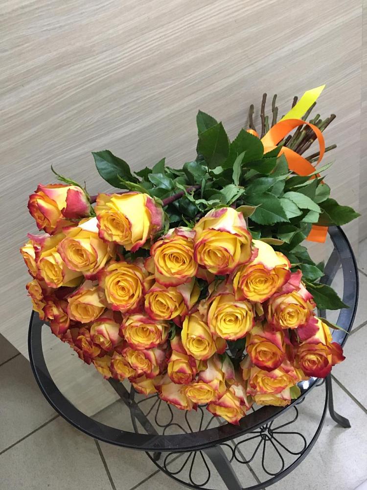 Букет Желтые розы в Новоселье Ленинградская область