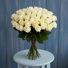 Букет 51 Белая роза Эдлесс Лав #REPLACE_PRED# Новоселье Ленинградская область