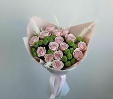 Букет цветов из:  Розы и Хризантемы в Новоселье Ленинградская область