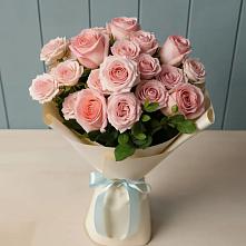 Букет Розовый шарм в Новоселье Ленинградская область