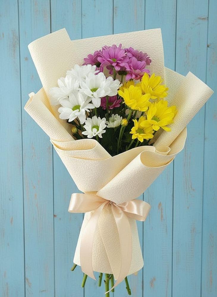 Букет цветов из: Хризантемы в Новоселье Ленинградская область