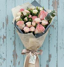 Букет цветов из:  Розы #REPLACE_PRED# Новоселье Ленинградская область
