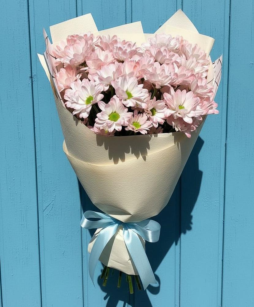 Букет цветов из: Хризантемы в Новоселье Ленинградская область