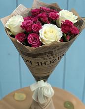 Букет цветов из:  Розы в Новоселье Ленинградская область