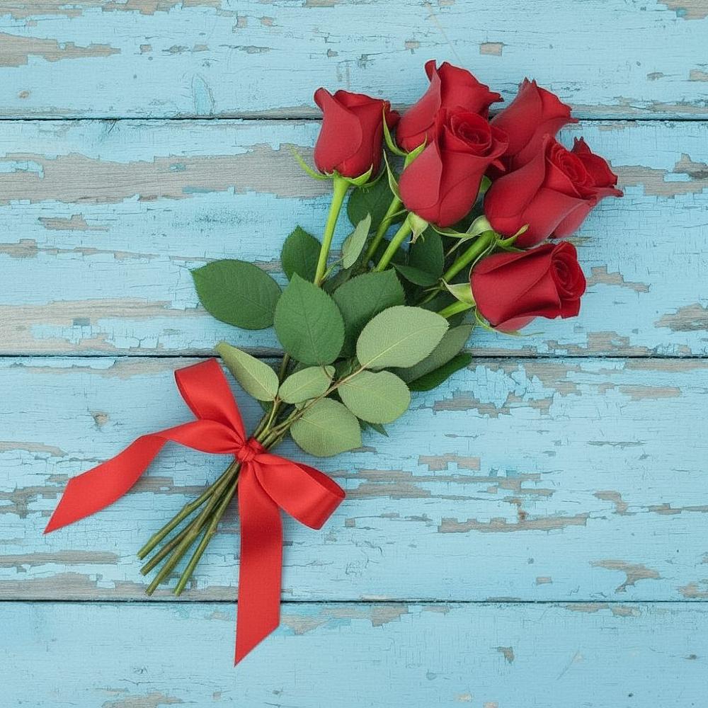 Букет Красные розы в Новоселье Ленинградская область