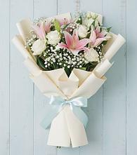 Букет цветов из:  Лилии в Новоселье Ленинградская область