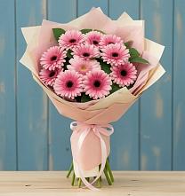 Букет цветов из:  Герберы #REPLACE_PRED# Новоселье Ленинградская область