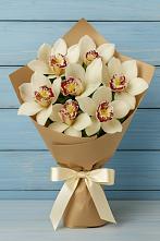 Букет цветов из:  Орхидеи и Розы в Новоселье Ленинградская область